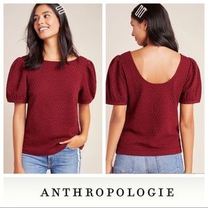Anthropologie Porridge Parker Puff Blouse